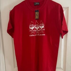 Steve & Barry's Red Gnome Graphic T‑Shirt